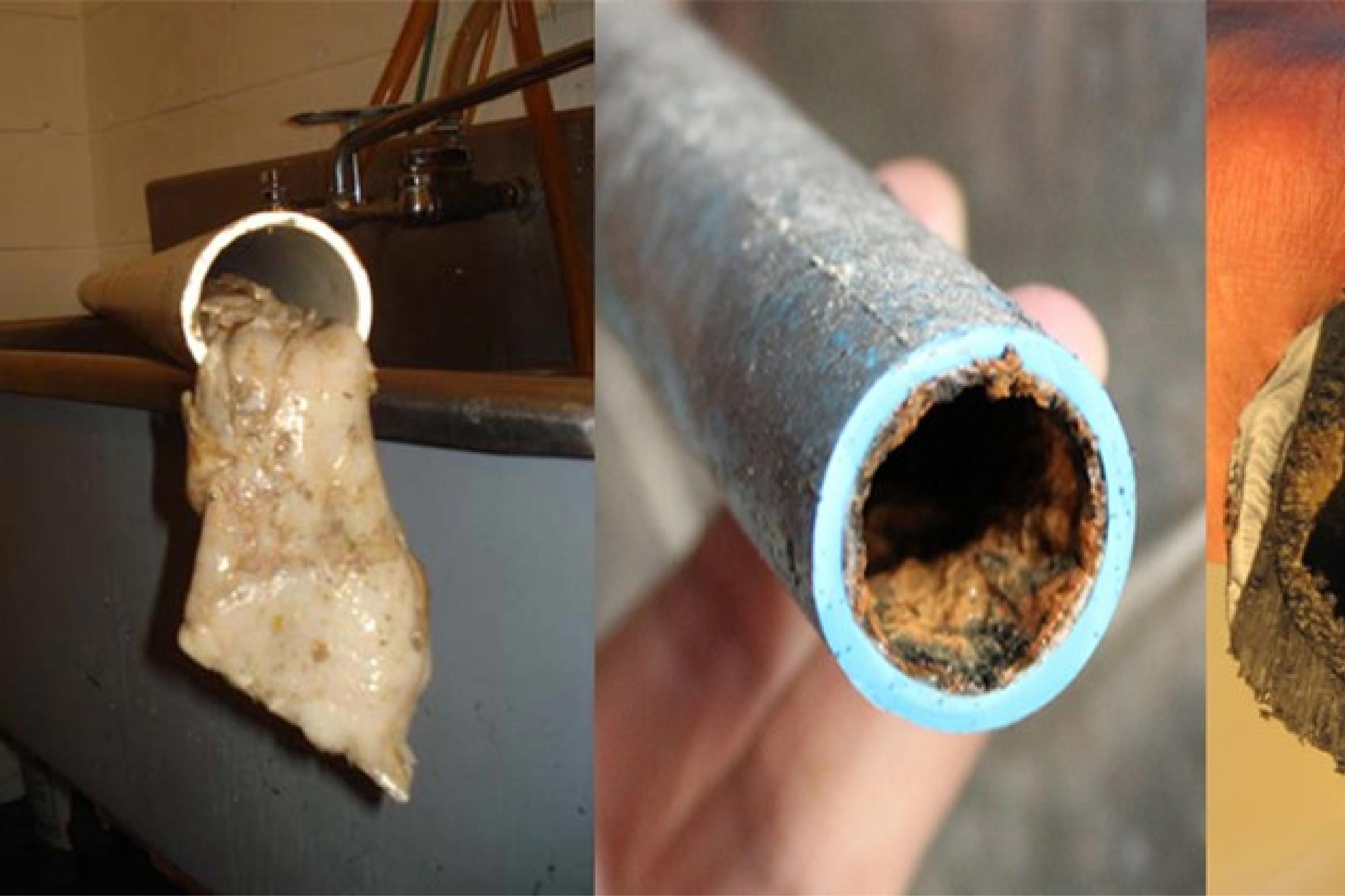 Ống thoát nước thải bị tắc nghẽn
