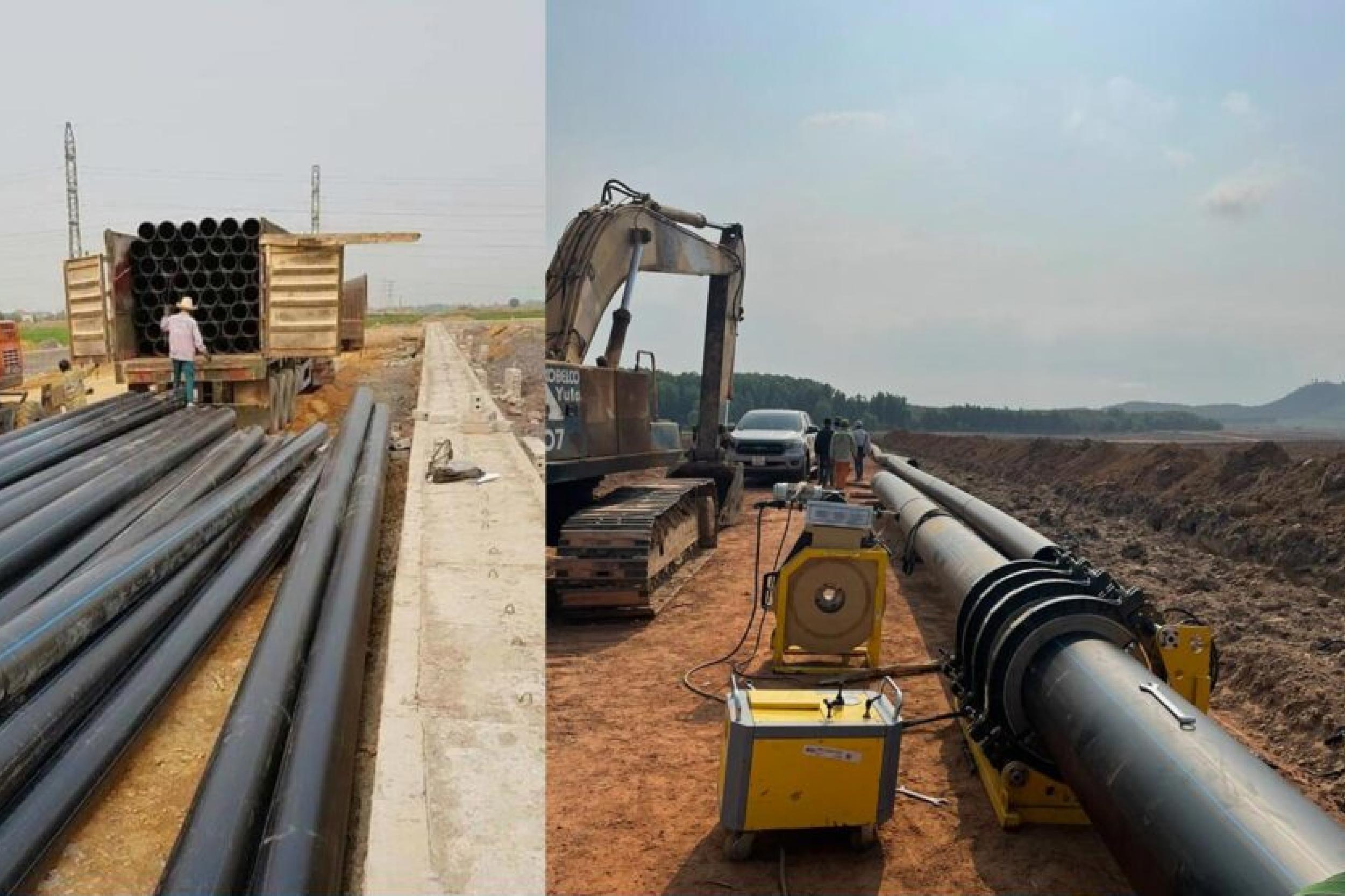 Tác động cơ học ống nhựa HDPE